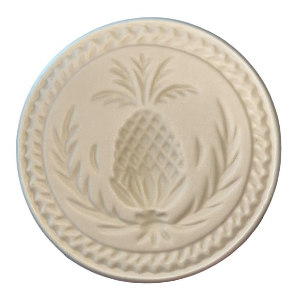 VINTAGE BROWN BAG COOKIE ART RETIRED PINEAPPLE #6 COOKIE PRESS STAMP - Picture 6 of 6